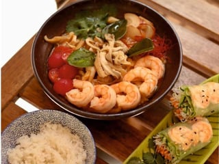 ТОМ ЯМ КУНГ КЛАСИЧНИЙ🌶🌶🌶 + СПРІНГ РОЛ З КРЕВЕТКОЮ