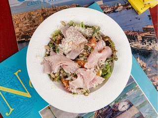 Салат із котто та гарбузом