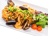 Creamy seafood yakisoba 