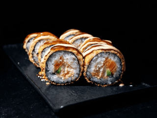 Futomak tempura sake ( 8 ks ) 