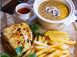 Le Business Brunch Confort de champignons