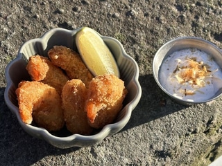 Креветки в хрусткій паніровці 