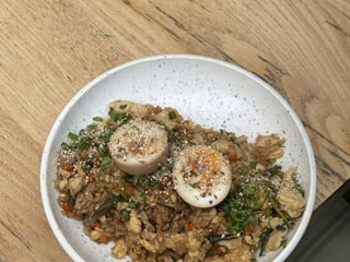 Смажений рис з куркою