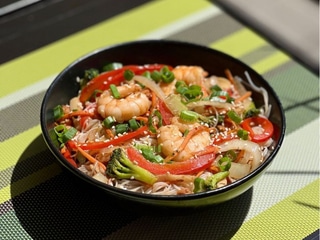 Рисова Локшина з Морепродуктами