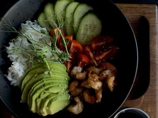 Боул з креветками