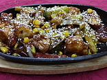 Гаряча сковорідка з куркою