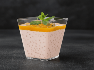 Tapiokový puding s mangom