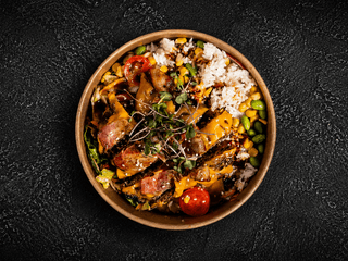 Poke bowl Burger