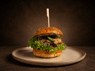 Sweet pig burger