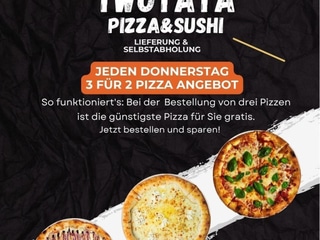 3 für 2 Pizza Angebot