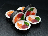Futomaki "Trzy ryby" (6 szt)