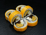 Philadelphia z gruszką i tamago (6 szt)