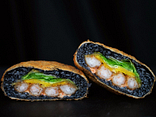 Sushi-Burger z krewetkami w tempurze