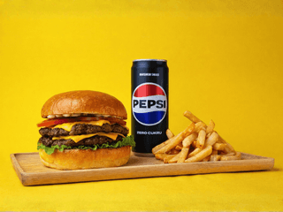 DOUBLE CHEESEBURGER ZESTAW