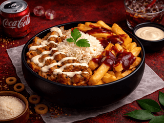 BBQ Chicken Fries Bowl