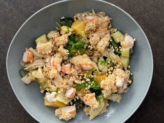 Салат з креветками