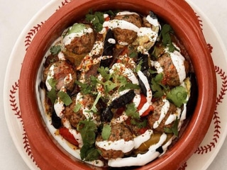 Lamb meat balls in tomato sauce