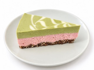 Raw Matcha - Jahoda cheesecake (8)
