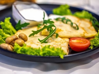 З курочкою і грибами