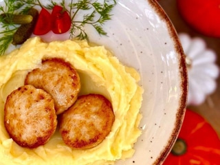 Котлетки курячі з пюре
