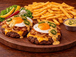 Veverička Beef & Eye Double Burger Steak - 950 g (dvojitý burger bez žemle)