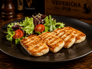 Grilovaný syr Halloumi Healthy