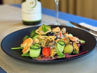 Салат з морепродуктами