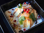 Сирники з маскарпоне та фруктами/Syrniki with mascarpone and fruits