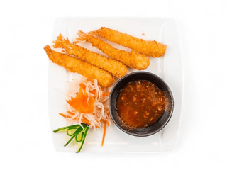 Krevety tempura