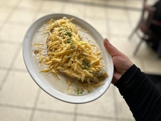 Дерун Неаполітанський з куркою та печерицями