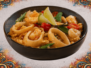 Bowl A La Poella z owocami morza