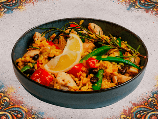 A La Paella z Kurczakiem
