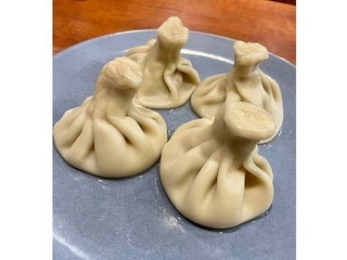 Хінкалі з грибами та сиром Сулугуні