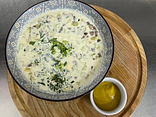 Окрошка з копченою качкою