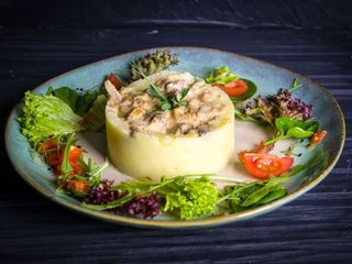 Біфстроганов з грибами