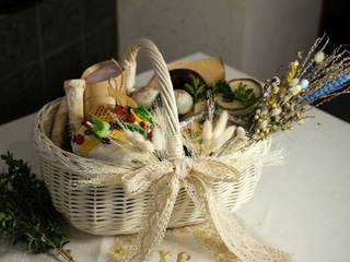 Великодній  набір у святковому кошику 🧺🌿