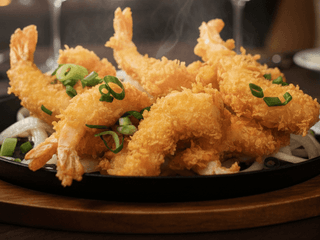 krewetki w panko