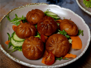 Bułeczki Baozi warzywa