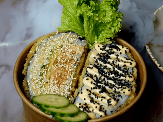 Sushi Burger Pieczony Łosoś