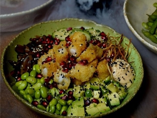 Poke Bowl krewetka w tempurze