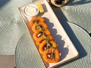 Кальмар в сухарях