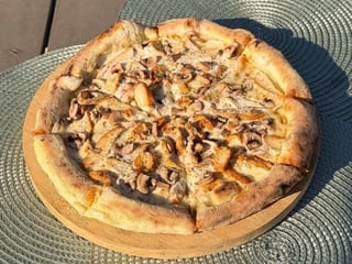 З куркою та грибами