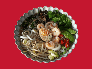 Ramen Z Kimchi i Krewetką