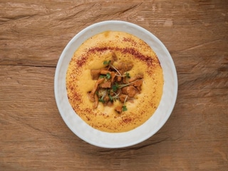 Еспума з гарбуза з димними лисичками