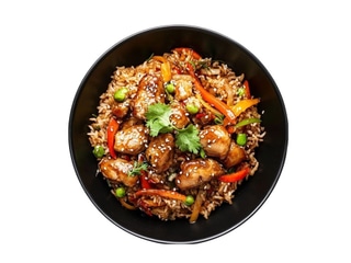 В’єтнамський рис WOK з карамелізованою куркою