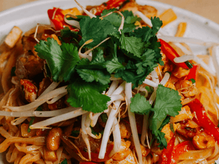 Pad thai z krewetkami