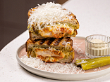 Melt z kurczakiem i pesto