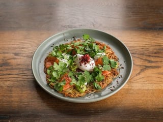 Дерун XXL з лососем та яйцем пашот 