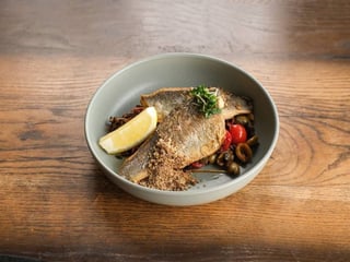 Філе Дорадо з чорним ячменем