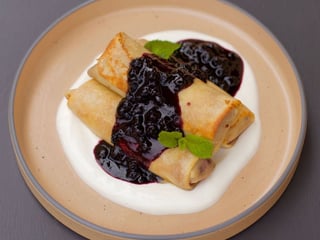 Млинці з чорницею